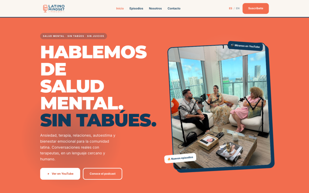 Una web para un podcast: que el contenido sea el protagonista