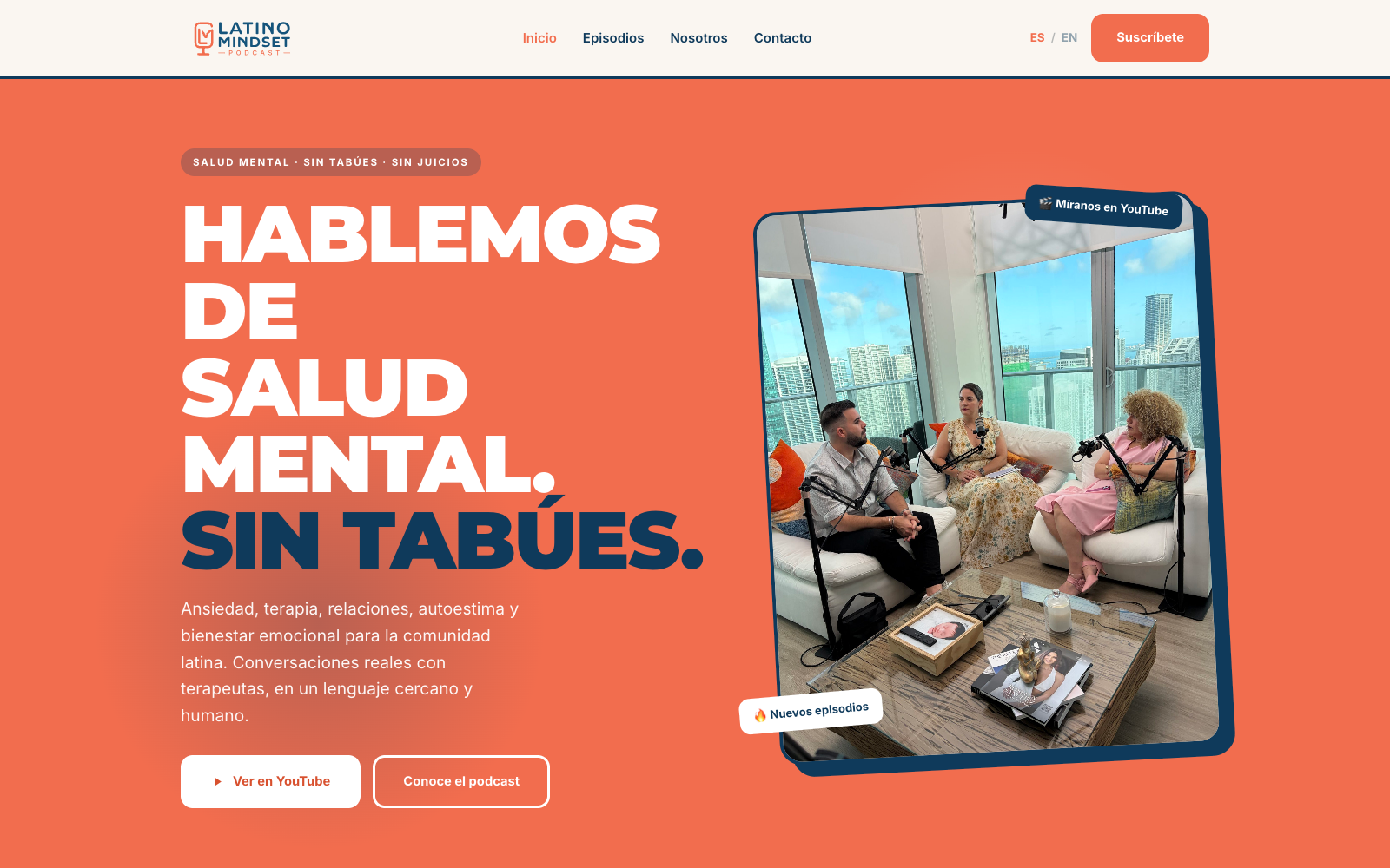 Una web para un podcast: que el contenido sea el protagonista